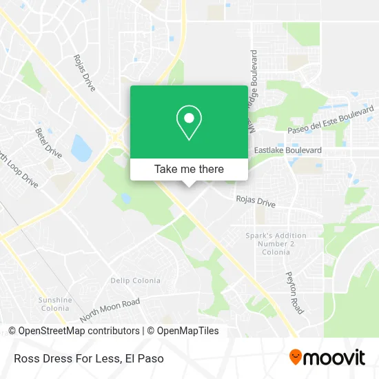 Ross Dress For Less map