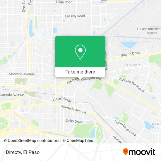 Directv map