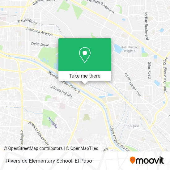 Riverside Elementary School map