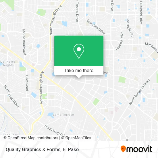 Quality Graphics & Forms map
