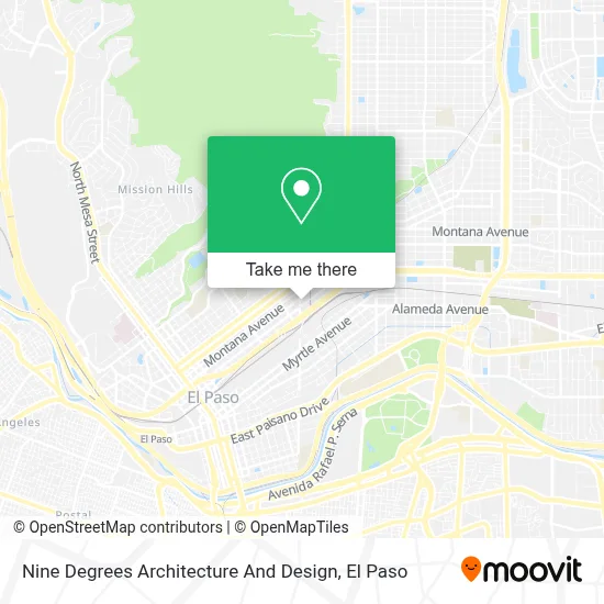 Nine Degrees Architecture And Design map