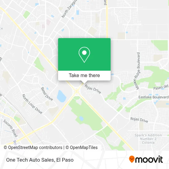 One Tech Auto Sales map