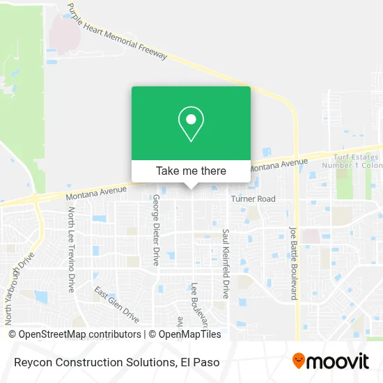Reycon Construction Solutions map