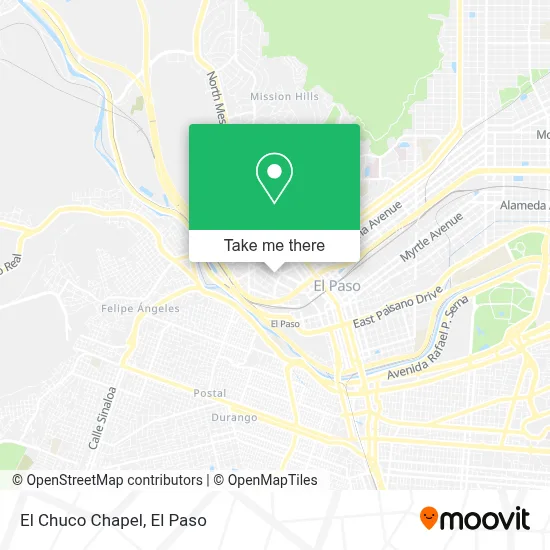 El Chuco Chapel map