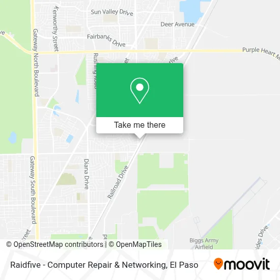 Raidfive - Computer Repair & Networking map