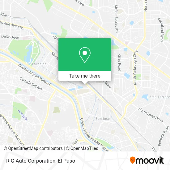 R G Auto Corporation map