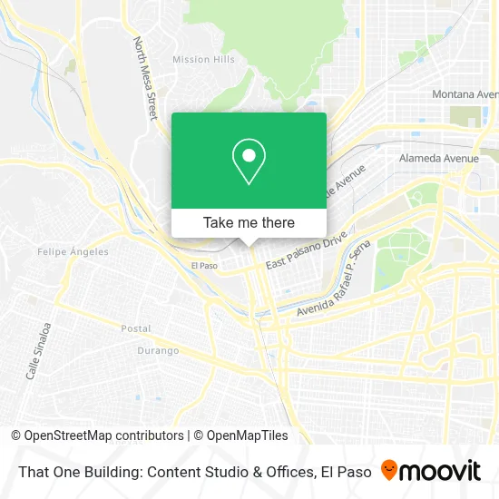 That One Building: Content Studio & Offices map