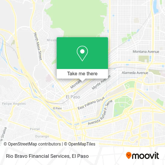 Rio Bravo Financial Services map