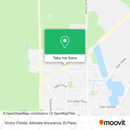 Victor Flores: Allstate Insurance map