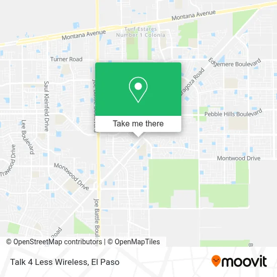 Talk 4 Less Wireless map