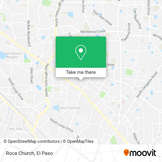 Roca Church map