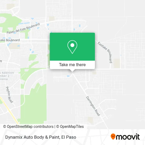 Dynamix Auto Body & Paint map