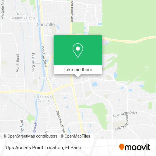 Ups Access Point Location map