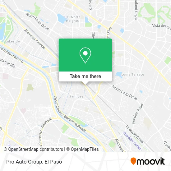 Pro Auto Group map
