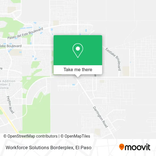 Workforce Solutions Borderplex map