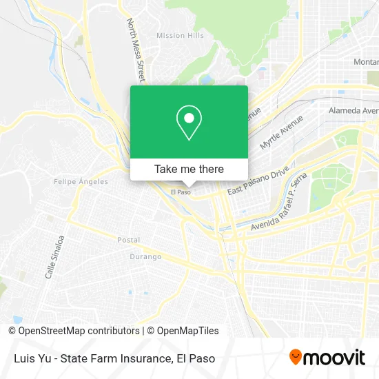 Luis Yu - State Farm Insurance map