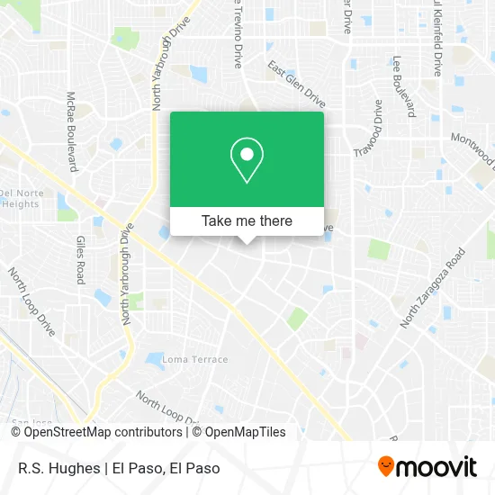 R.S. Hughes | El Paso map