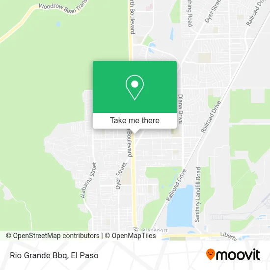 Rio Grande Bbq map