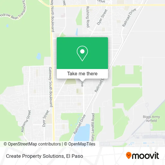 Create Property Solutions map