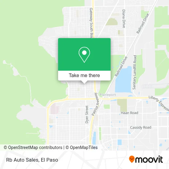 Rb Auto Sales map