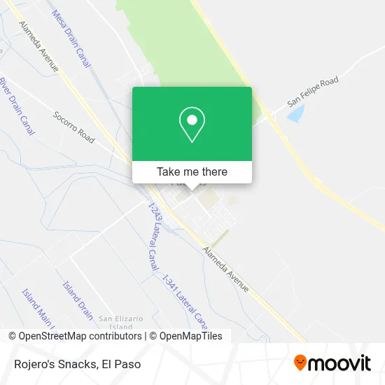 Rojero's Snacks map