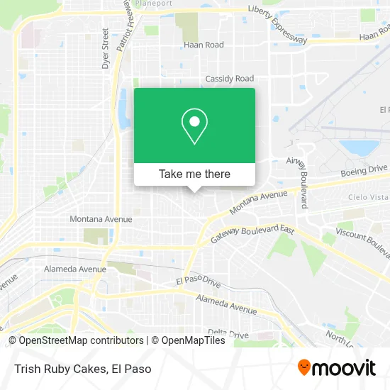 Trish Ruby Cakes map
