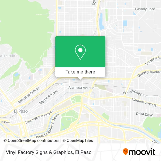 Vinyl Factory Signs & Graphics map