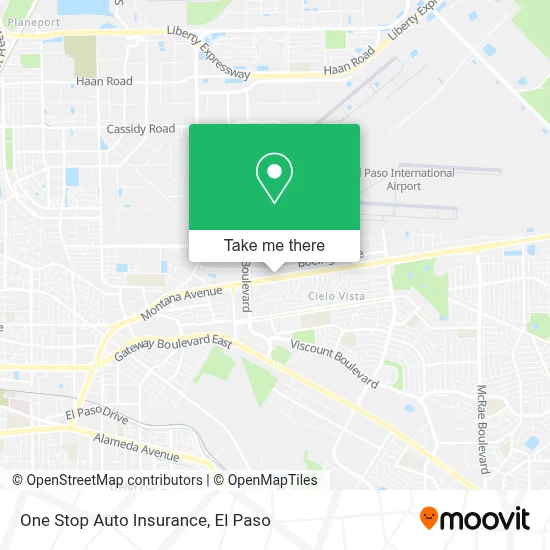 One Stop Auto Insurance map
