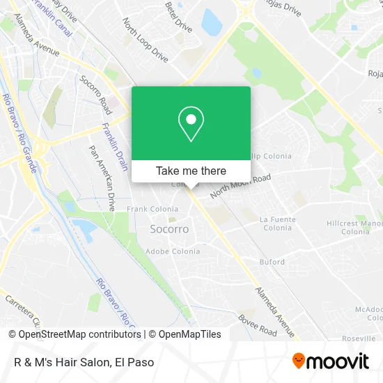 R & M's Hair Salon map