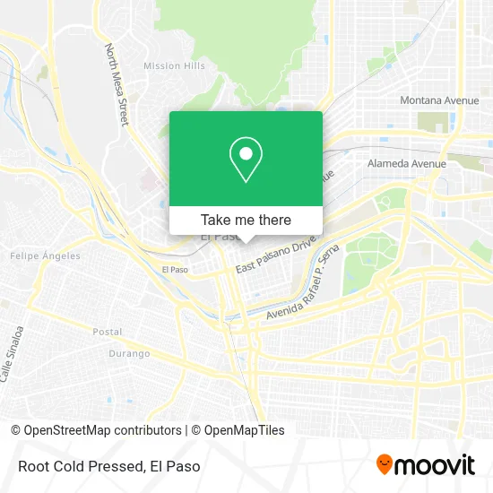 Root Cold Pressed map