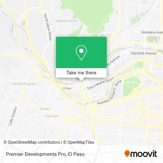 Premier Developments Pro map
