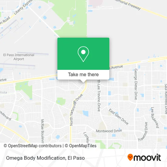 Omega Body Modification map