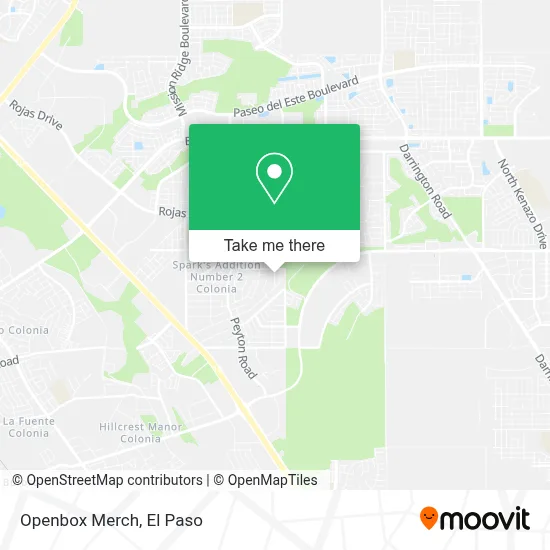 Openbox Merch map