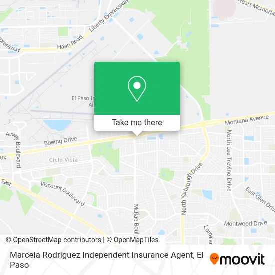 Marcela Rodriguez Independent Insurance Agent map
