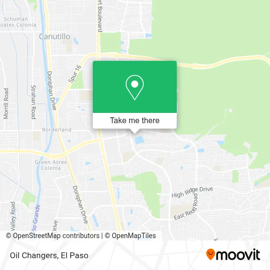 Oil Changers map