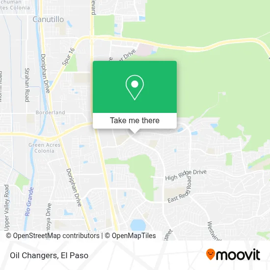 Oil Changers map