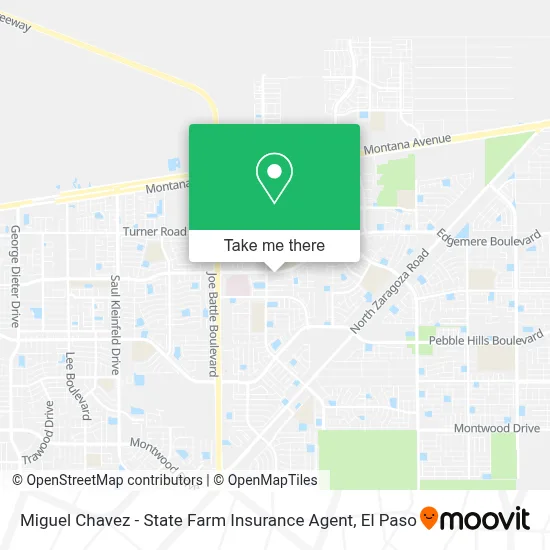 Miguel Chavez - State Farm Insurance Agent map