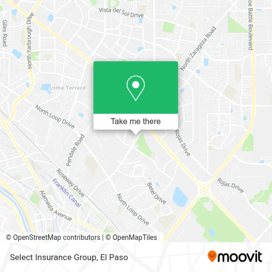 Select Insurance Group map