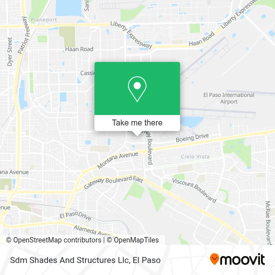 Sdm Shades And Structures Llc map