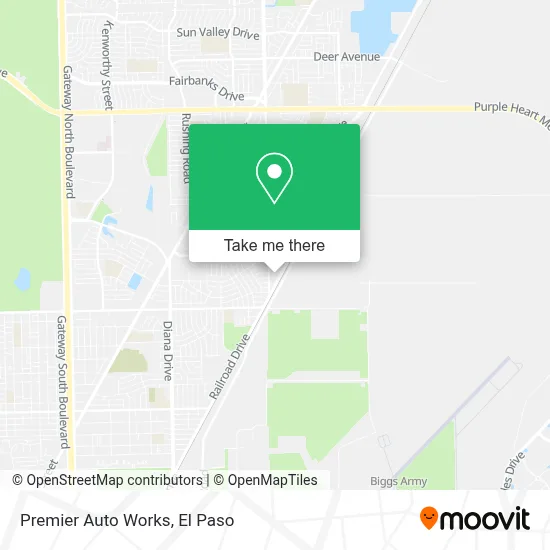 Premier Auto Works map