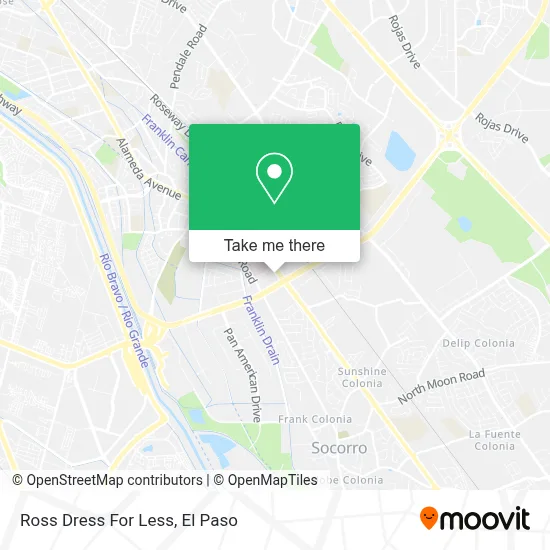 Ross Dress For Less map