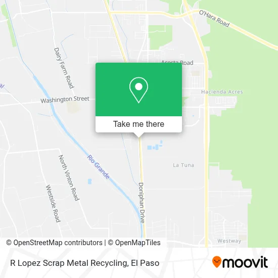 R Lopez Scrap Metal Recycling map