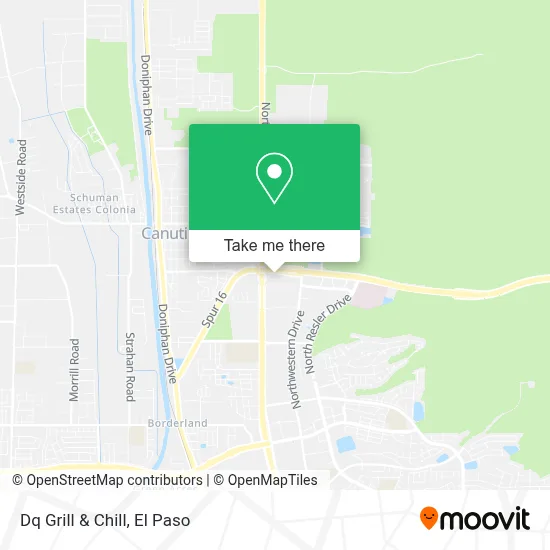 Dq Grill & Chill map
