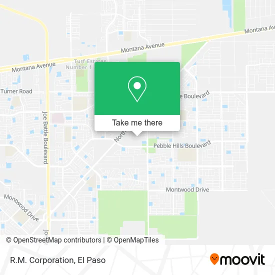 R.M. Corporation map