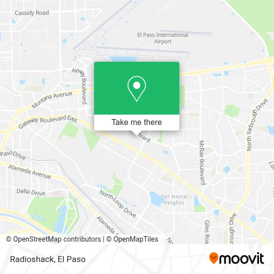 Radioshack map