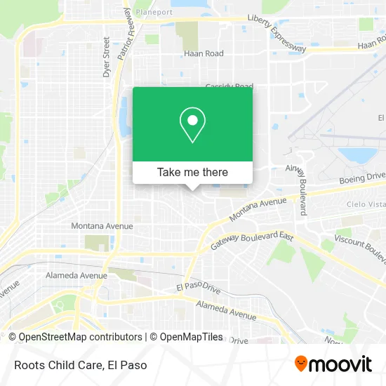 Roots Child Care map