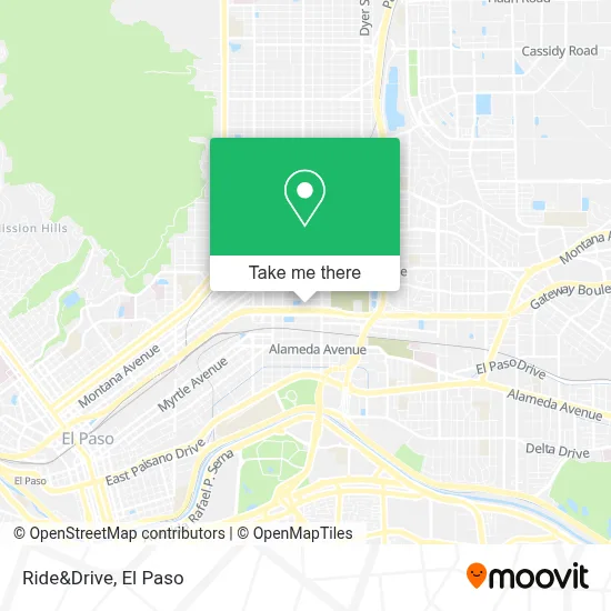 Ride&Drive map