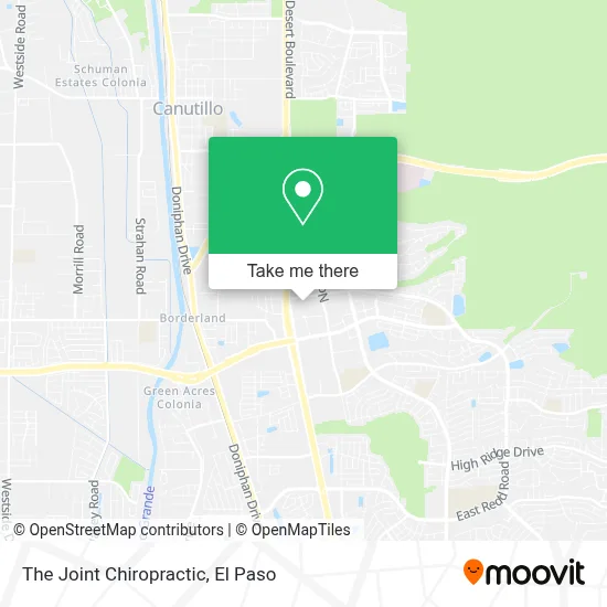 The Joint Chiropractic map