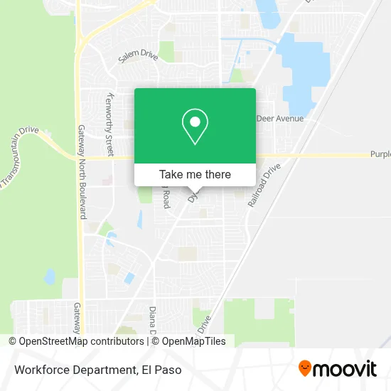 Workforce Department map
