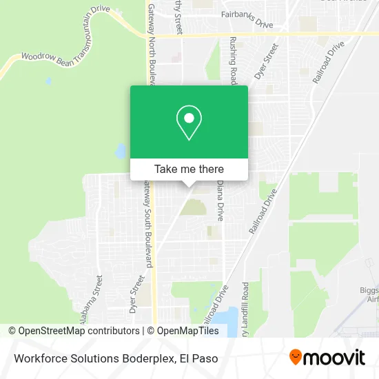 Workforce Solutions Boderplex map